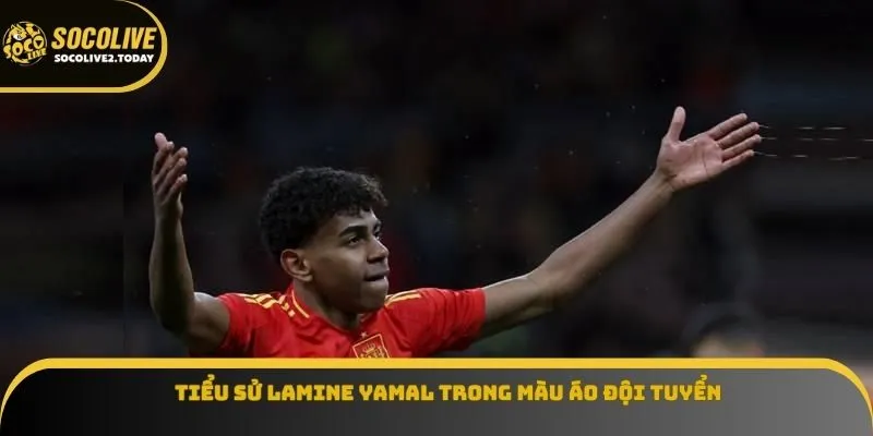Tiểu sử Lamine Yamal trong màu áo đội tuyển